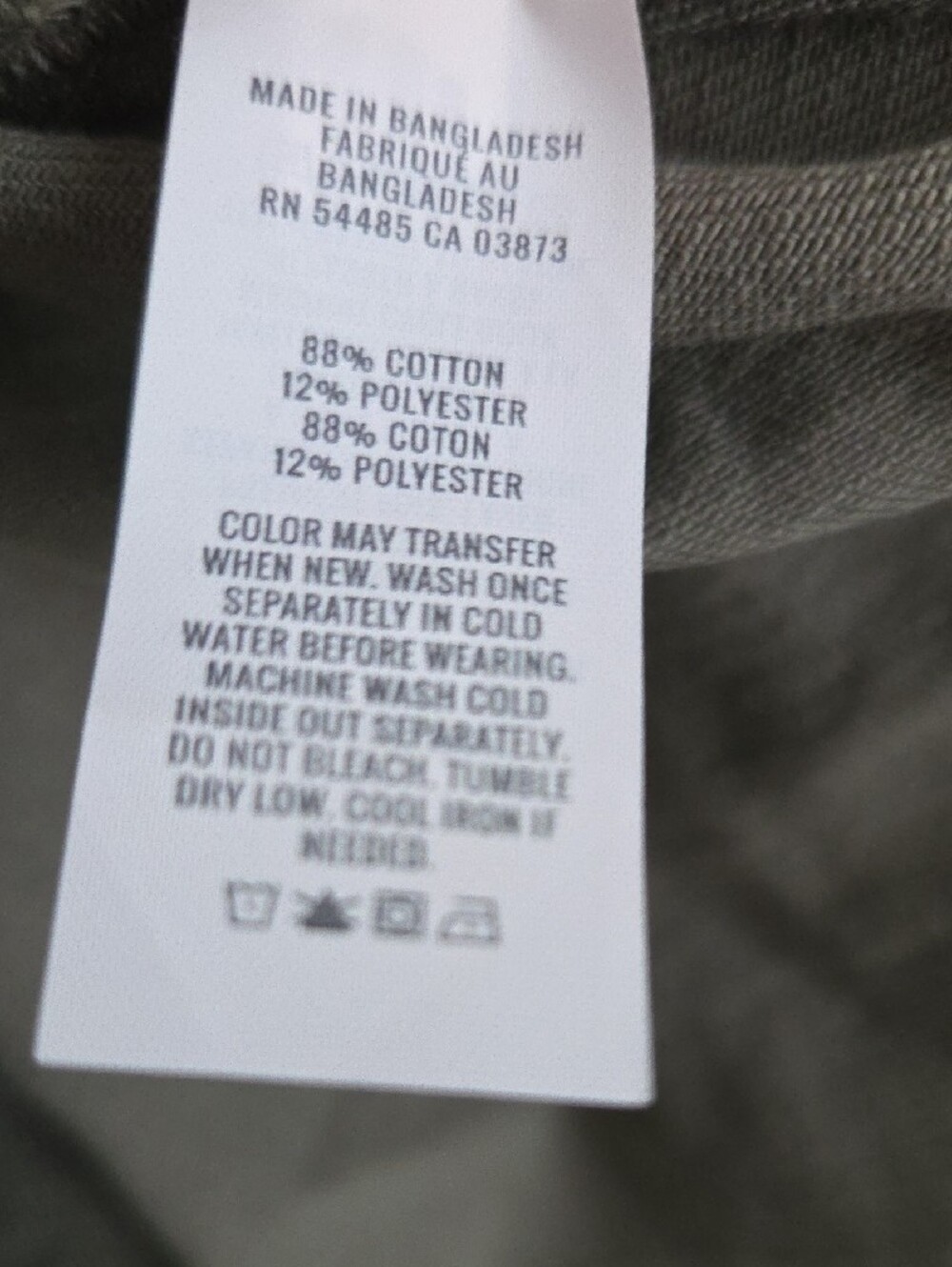 Aerie Denim Skirtall In Olive Fun - Picture 4 of 7